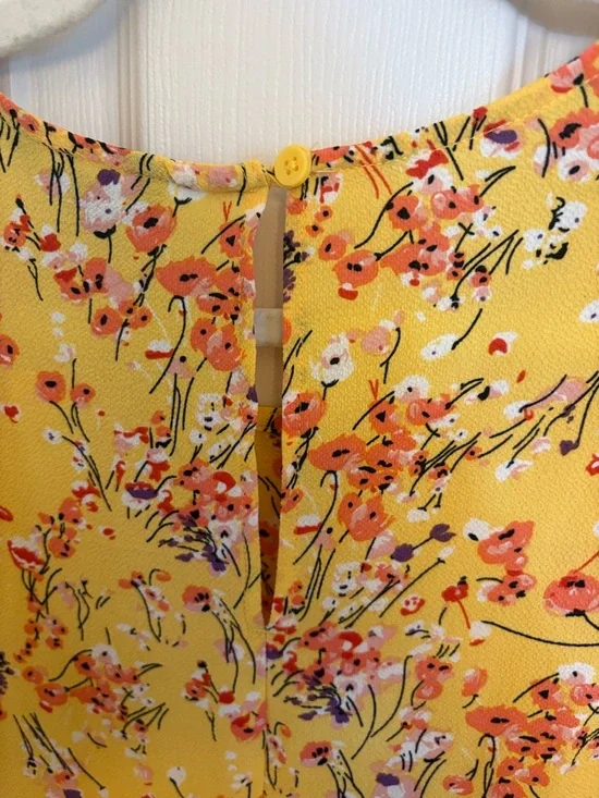 George Yellow Floral Mini Dress - Picture 5 of 6